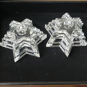 WMF Lead Crystal Candleholders